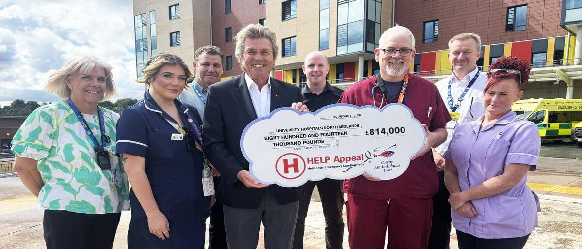 North Midlands helipad receives £814,000 safety upgrade funding