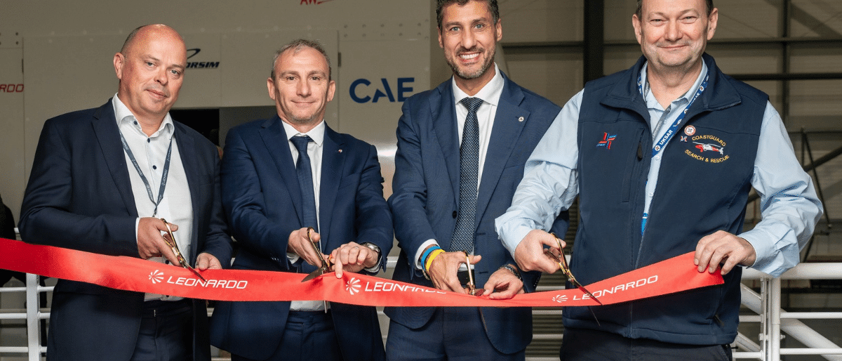 Bristow and Leonardo launch AW139 simulator in Aberdeen
