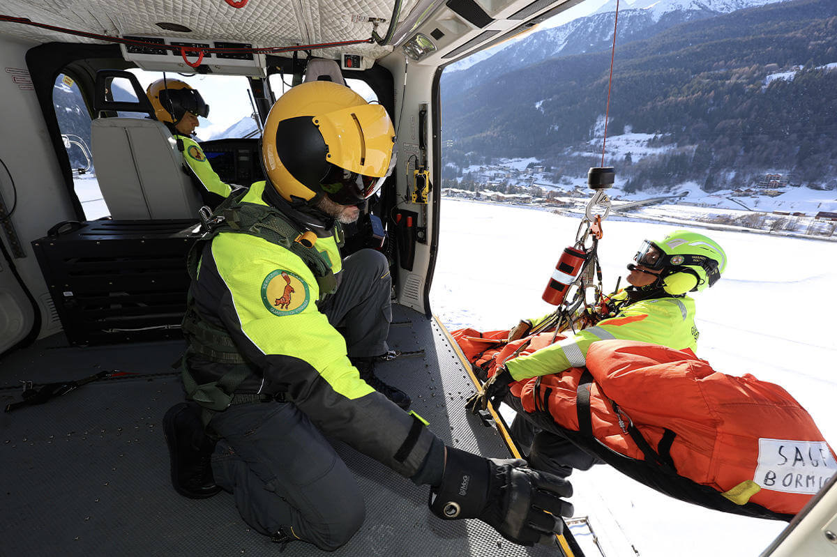 Man hoisted out of helicopter