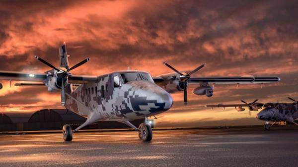 Artistic rendering of the Guardian 400 Technical Demonstrator aircraft. Picture courtesy of Viking Air.