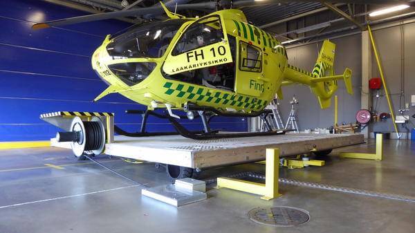 finland HEMS helicopter ec 135