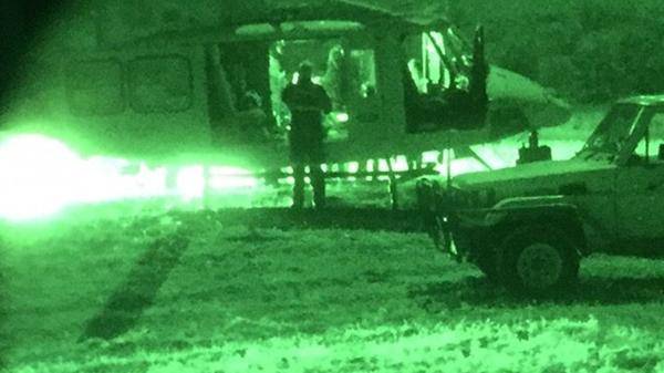 Life Flight Australia night time rescue