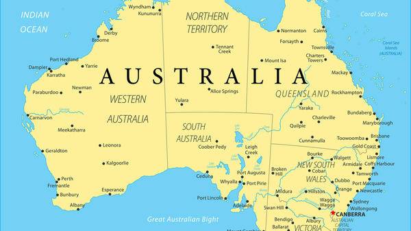 Australia map