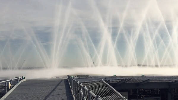 Helipad sprinkler image system bristol
