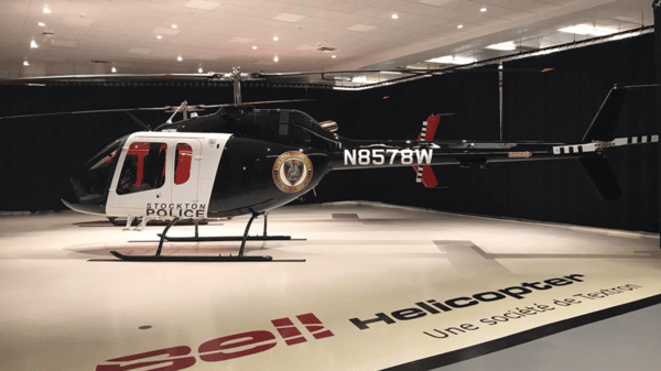 Stockton police new helicopter