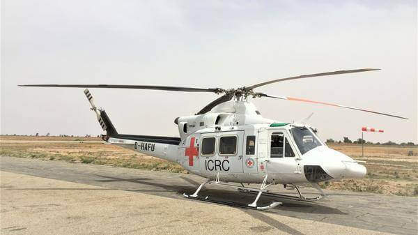 Bell 412 helicopter