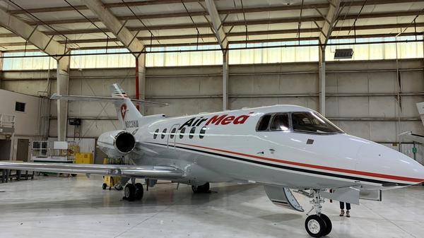 AirMed's Hawker 800A aircraft