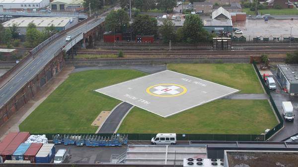 Hull Royal Infirmary helipad 2