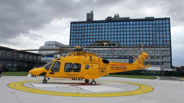 Hull Royal Infirmary helipad