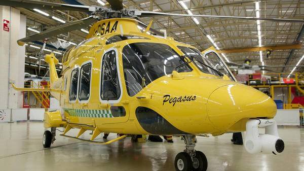 Dorset and Somerset Air Ambulance AW169 helicopter Pegasus