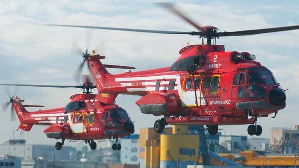 Tokyo Fire Department helicopters