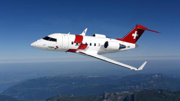 swiss air rescue rega jet
