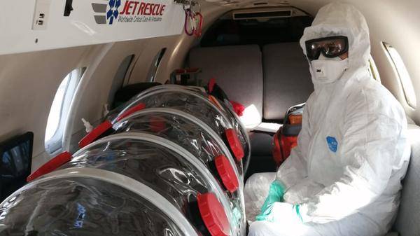 Jet Rescue Air-Ambulance Covid-19 Transport