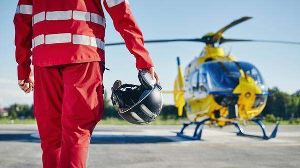 pilot medical helicopter helmet