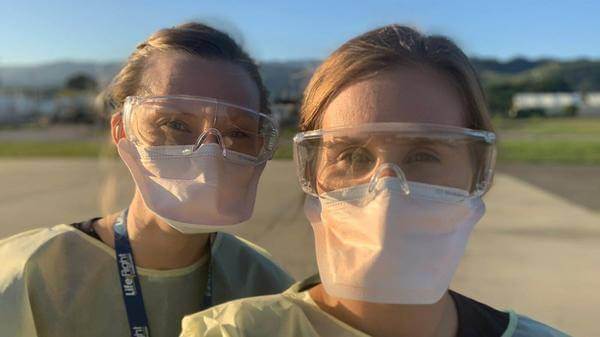 RACQ Lifeflight Team in PPE