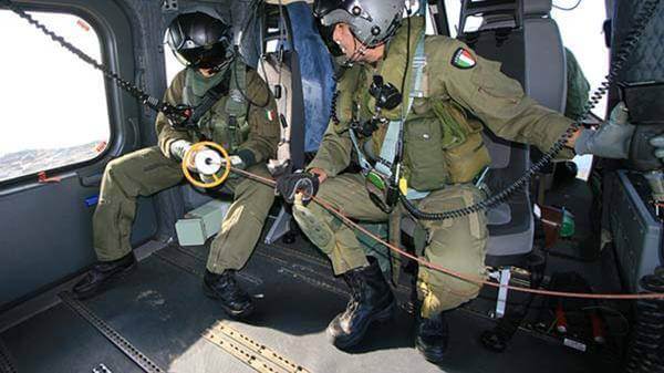 Jedi helicopter interior