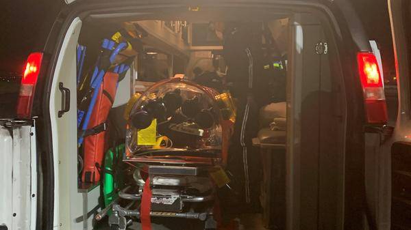 REVA isolation Pod in Ambulance