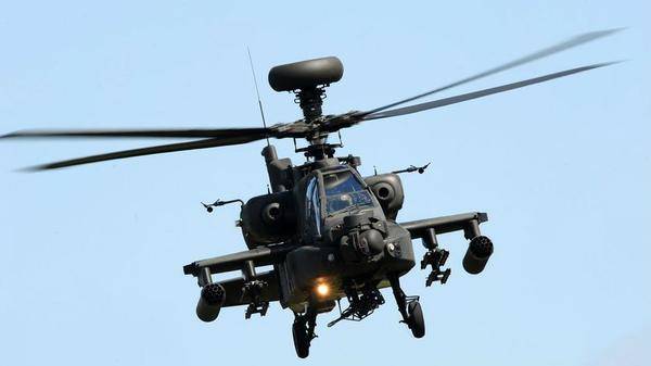 Boeing Apache helicopter