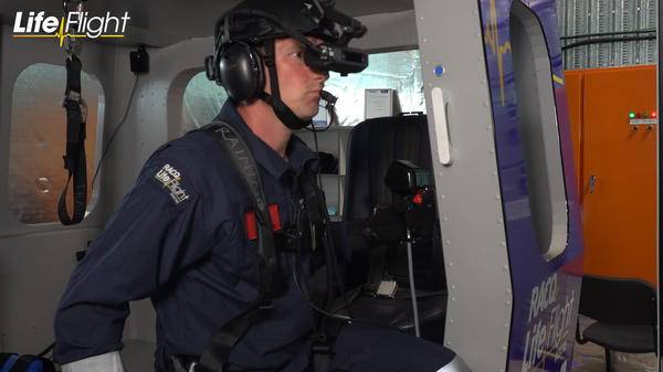 LifeFlight simulator crew