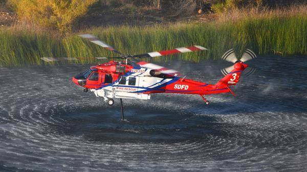 SDFD fire hawk
