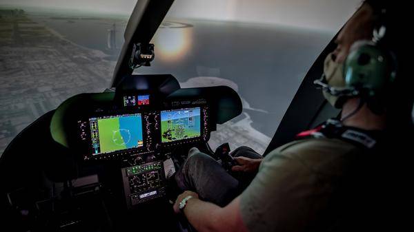 Bell 505 FTD simulator