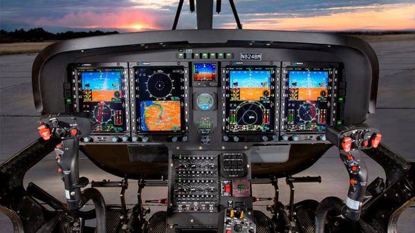 TH119 cockpit