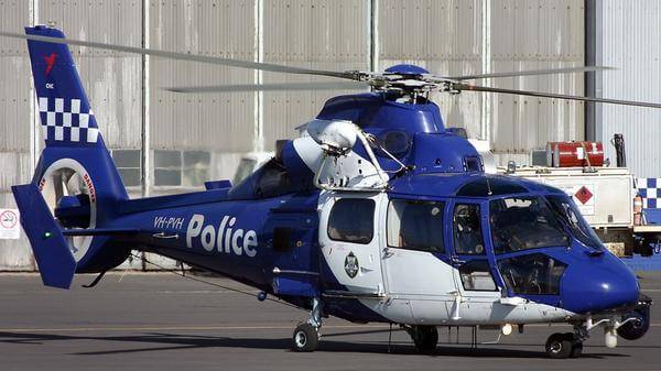 Victoria Police helicopter