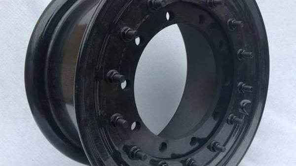 All-composite helicopter wheel