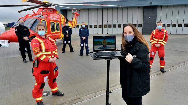 EHAAT CEO Jane Gurney takes possession of new airbase