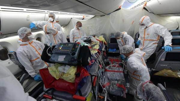 COVID19 Patient Intensive Care Paris Evacuation