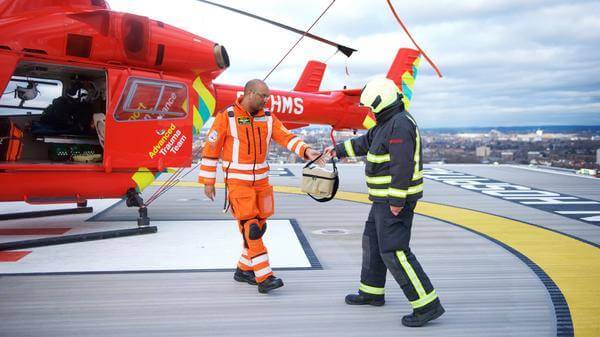 London air ambulance blood transport