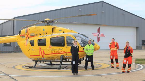 Anglia One helicopter crew