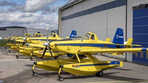 Saab firefighting fleet