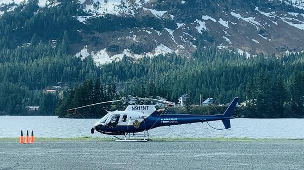 Alaska Department of Public Safety aircraft mountain landscape