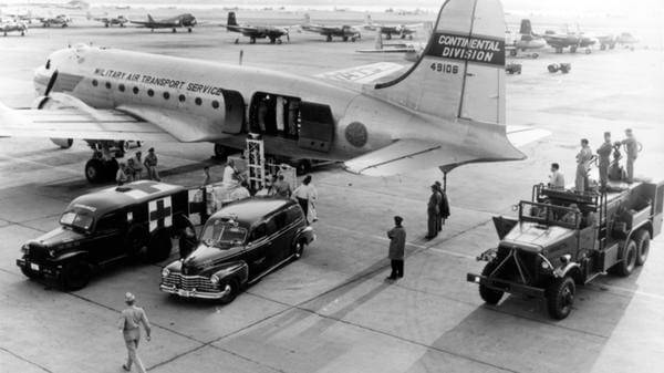 Black and white plane