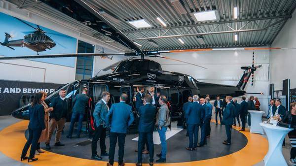 Bell 525 experience centre in Norway