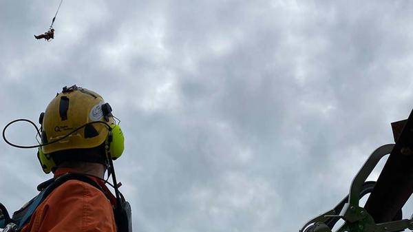 Rescue helicopters