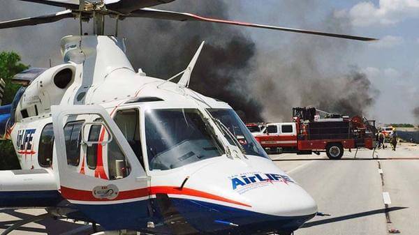 Rescue helicopters