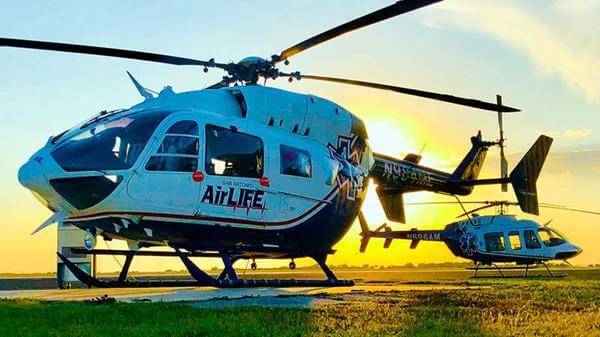 Rescue helicopters