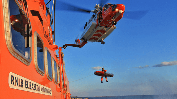 Rescue helicopters