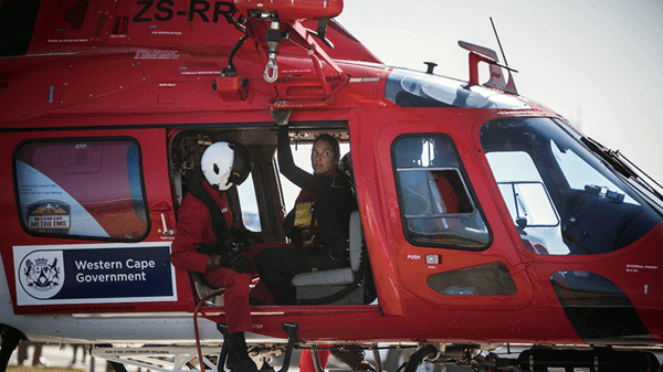 Rescue helicopters