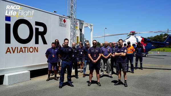 RACQ LifeFlight Rescue refuelling station
