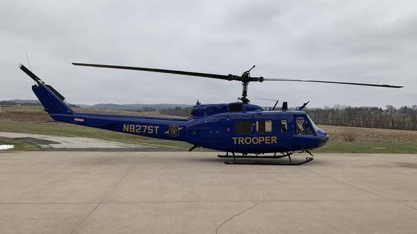 Michigan State Police helicopter