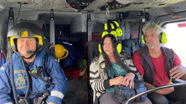 LifeFlight roof rescue NSW