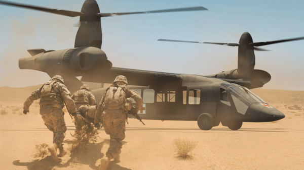 V280 Bell medevac render