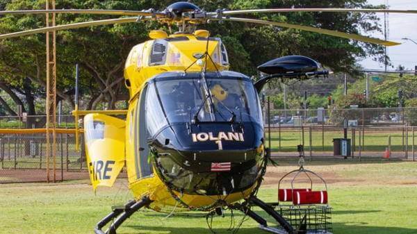 Maui fire helicopter