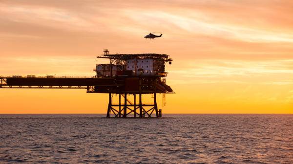 oil rig helicopter