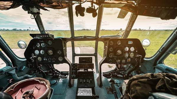 Helicopter cockpit