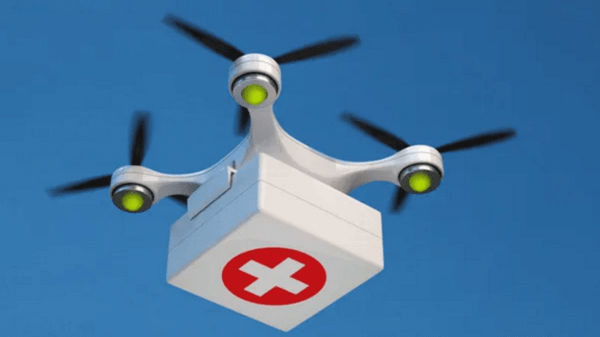 Emergency drone image