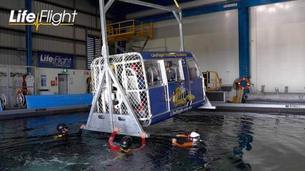 HUET training RACQ LifeFlight